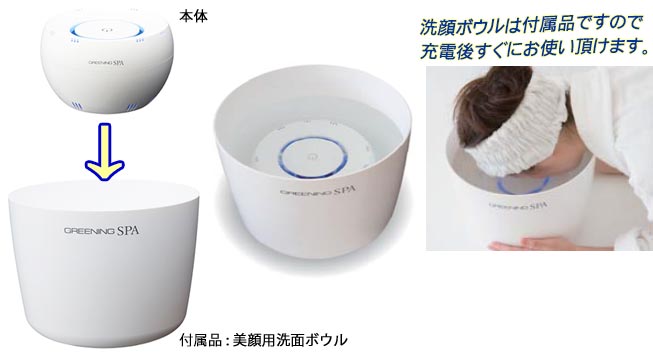 グリーニングスパ 美顔用洗面ボウル