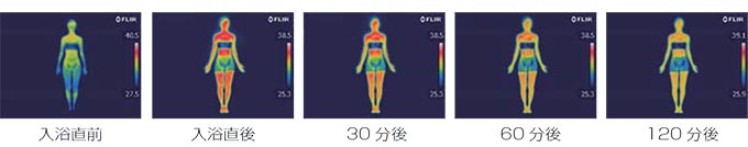グリーニングスパ サーモグラフィ